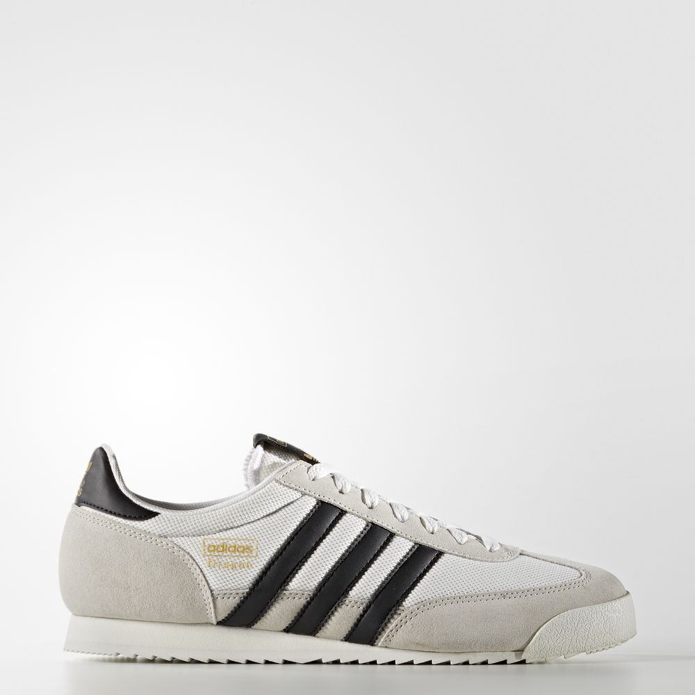 Adidas Dragon - Originals ανδρικα - Ασπρα/Μαυρα/Ασπρα,Μέγεθος: EU 36 – 54 2/3 (802JZHGR)